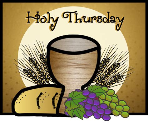 holy thursday catholic clipart